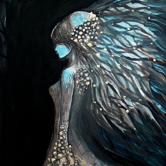 Blue Wind Original Acrylic Artwork