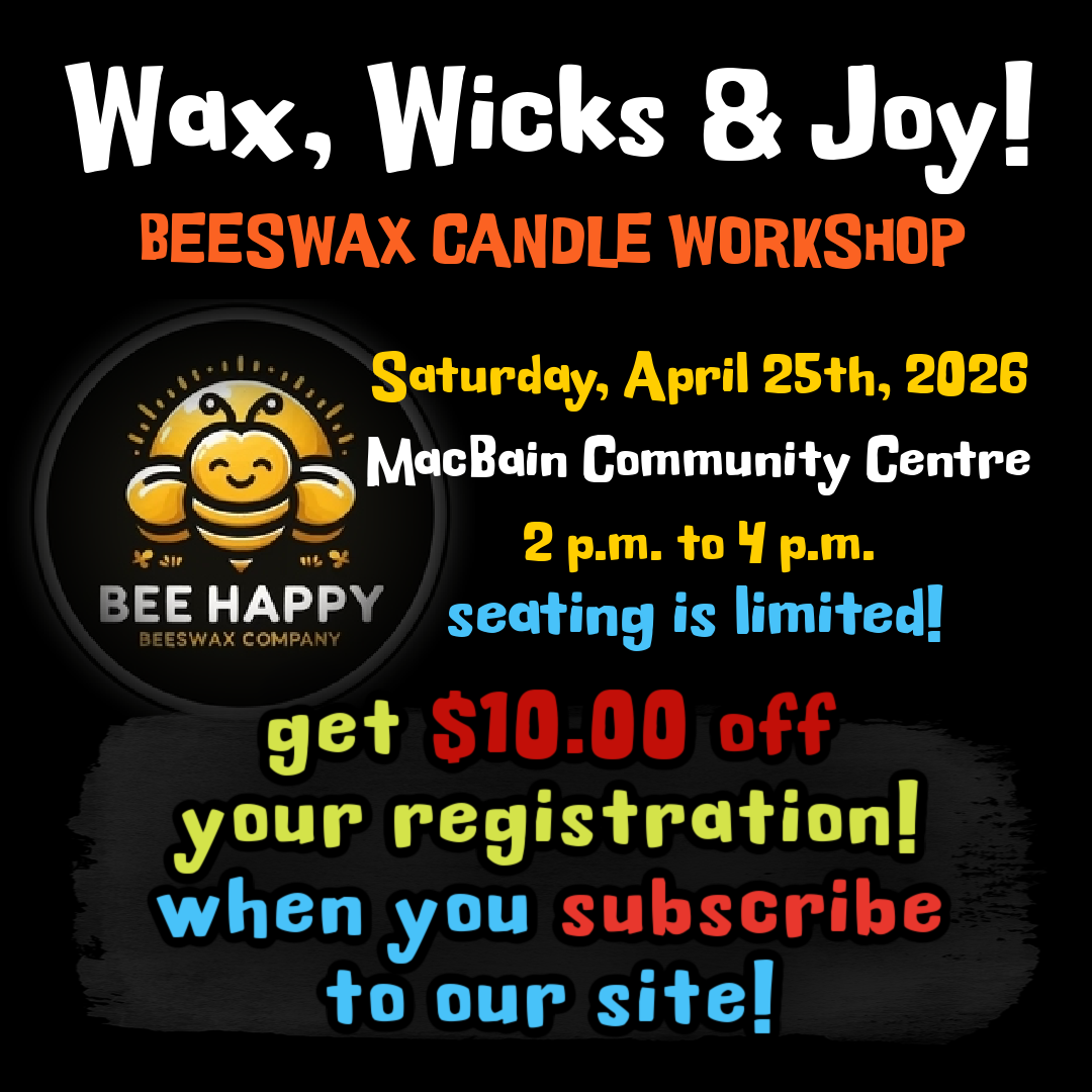 Wax, Wicks & Joy Beeswax Candle Workshop Registration